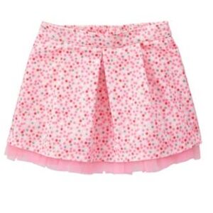 gymboree enchanted winter pink confetti dot corduroy skirt 2T toddler girls